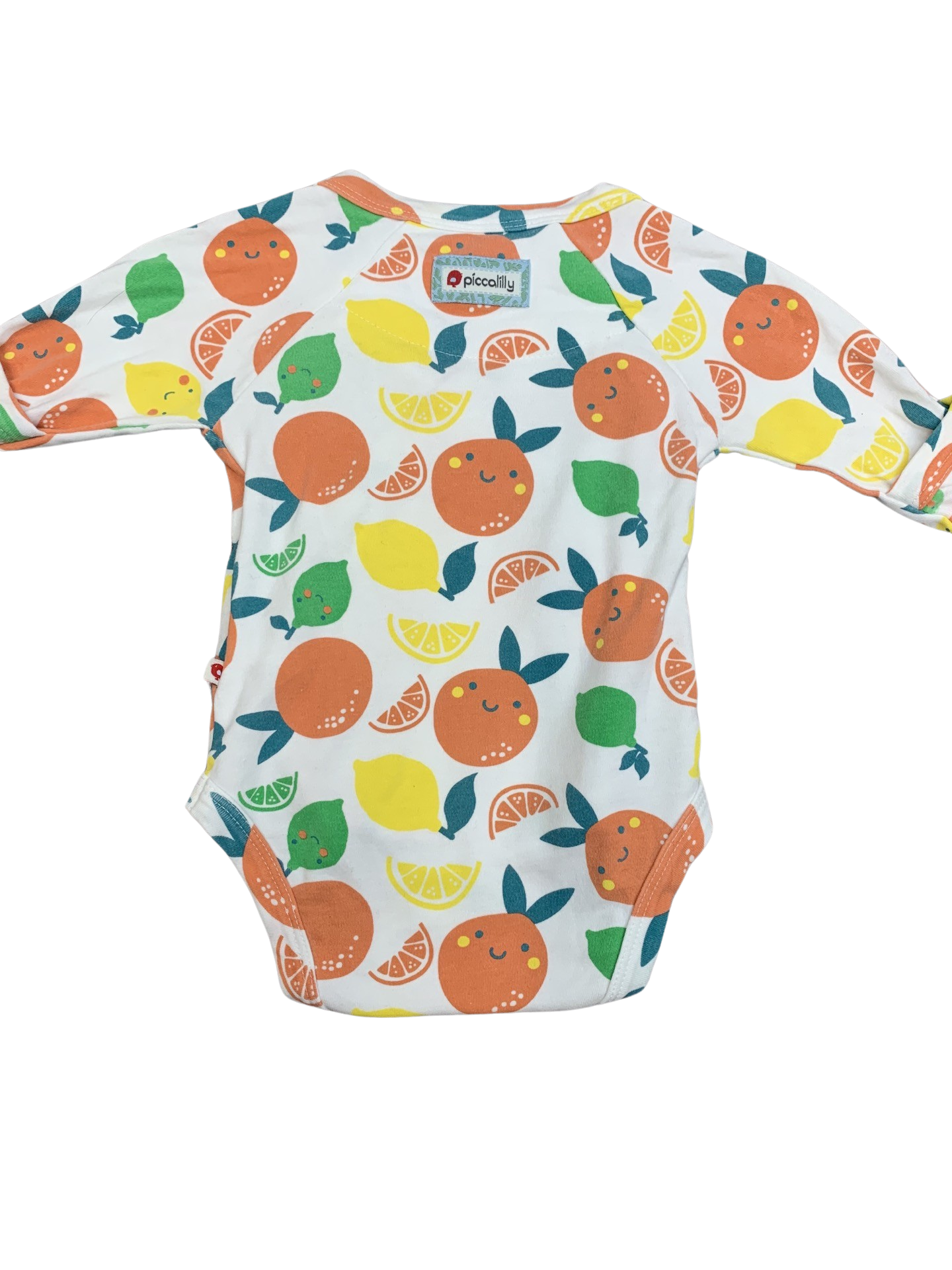Piccalilly Fruit Patterned Organic Cotton Grow Newborn