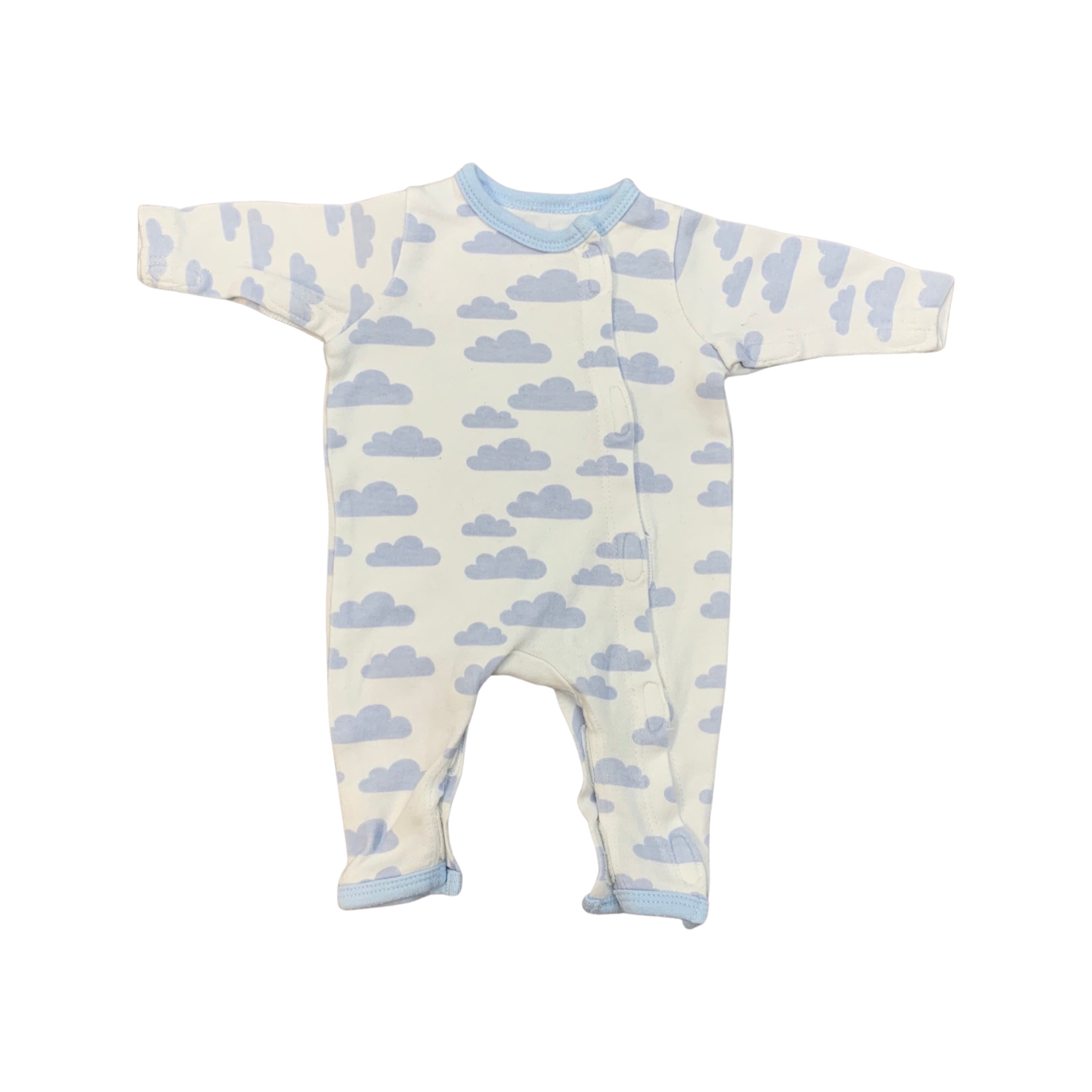 Unknown Brand Velcro Sleepsuit Premature Baby Boy