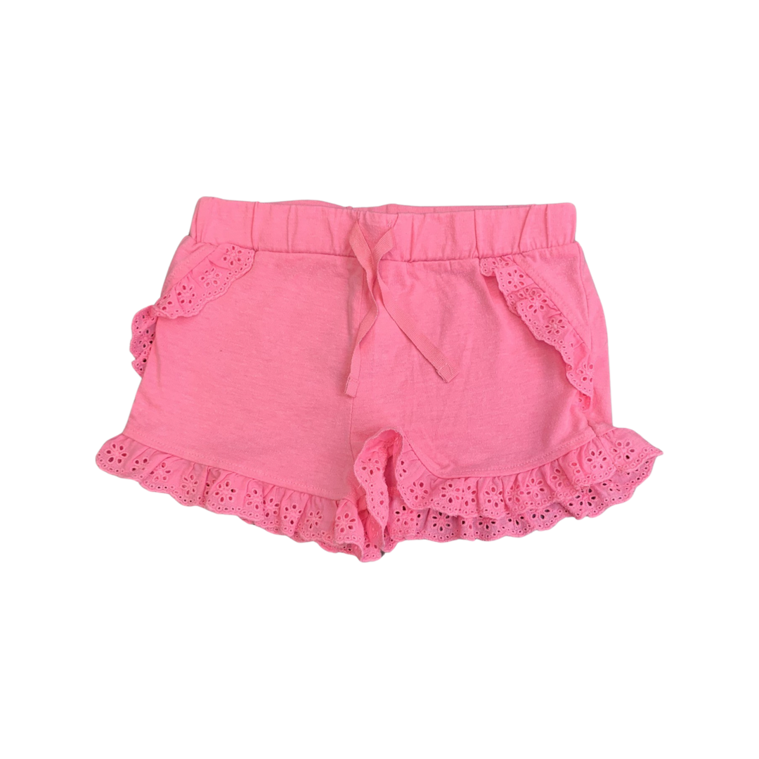 Primark Pink Frill Shorts 5-6 Years