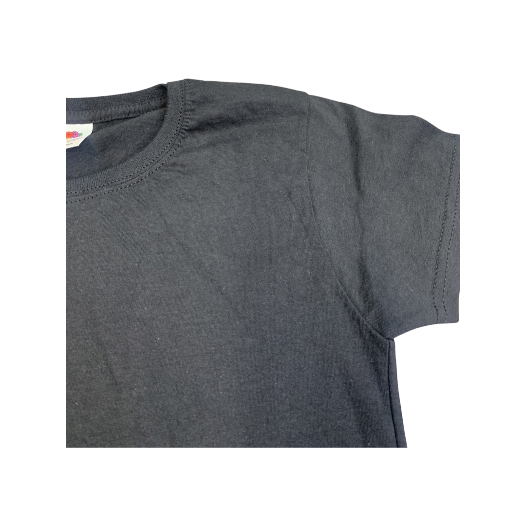Black Basic Short Sleeve T-Shirt 12-13 Years