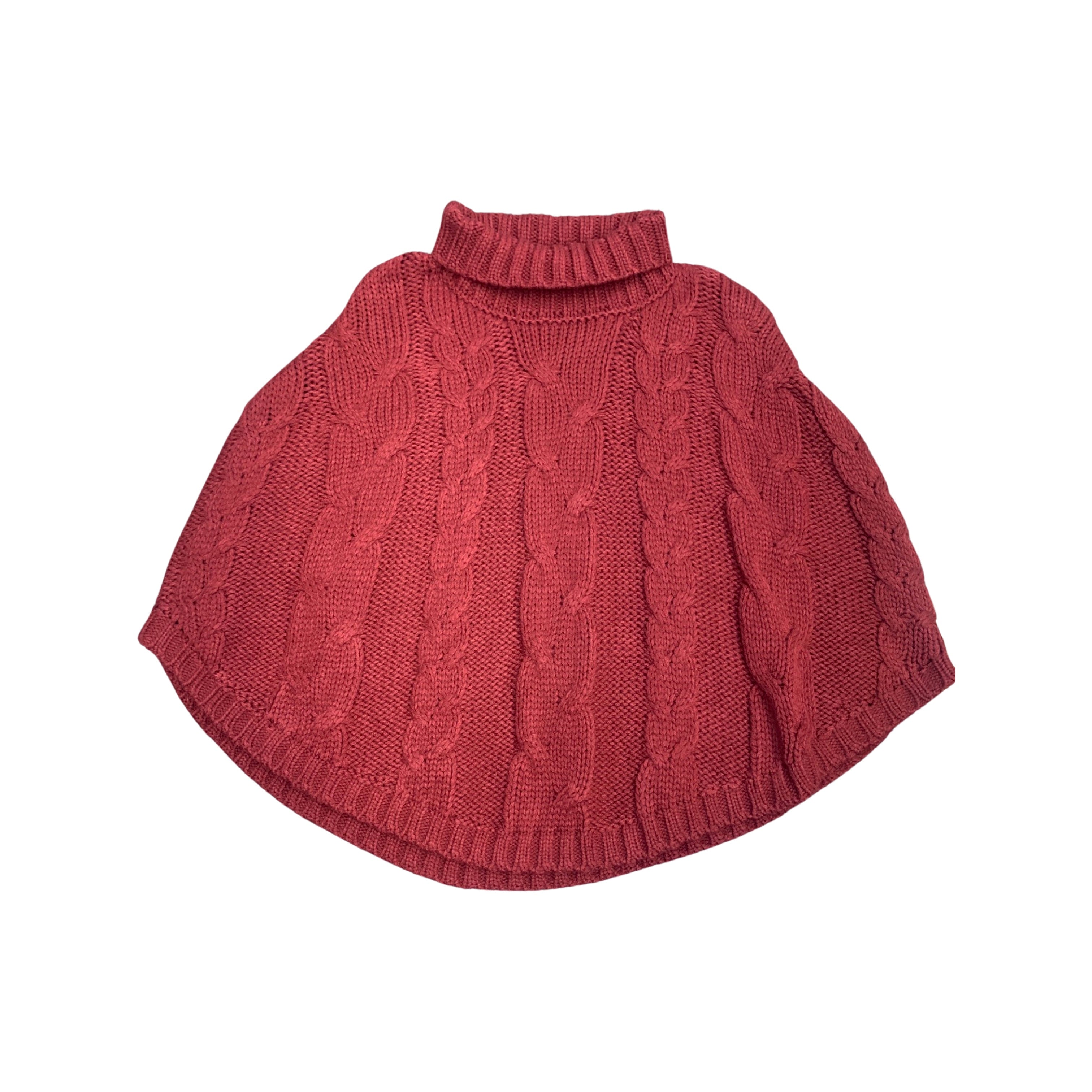 Cable Knit Poncho 3-8 Years