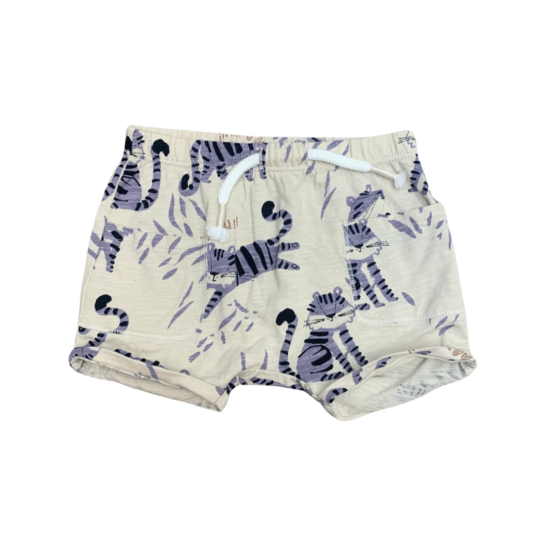 Next Tiger Patterned jersey Shorts 3-6 Months/18lbs