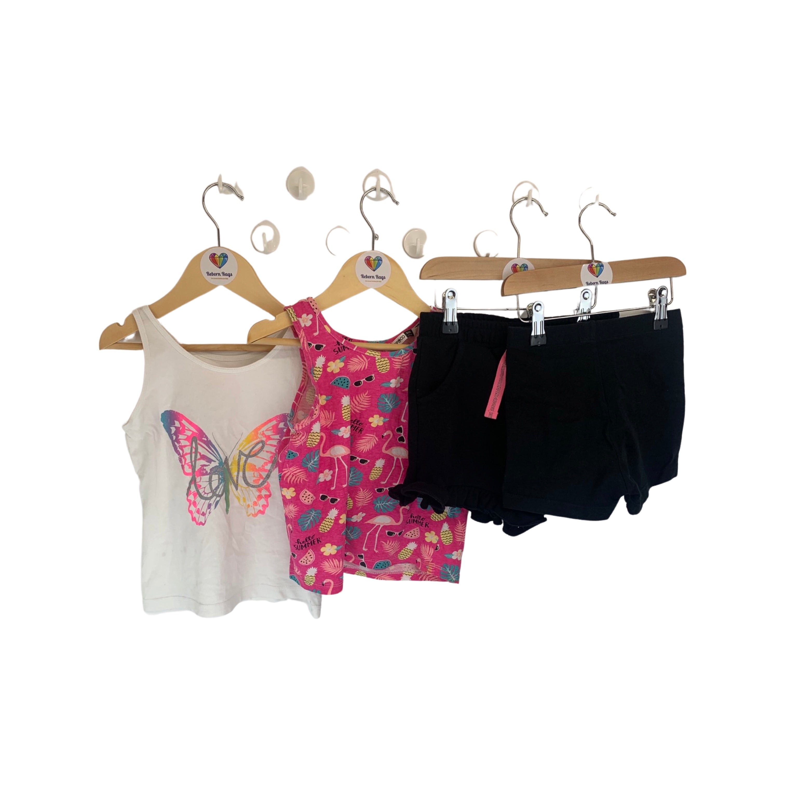 Shorts and Vests Bundle Girls 6-7 Years