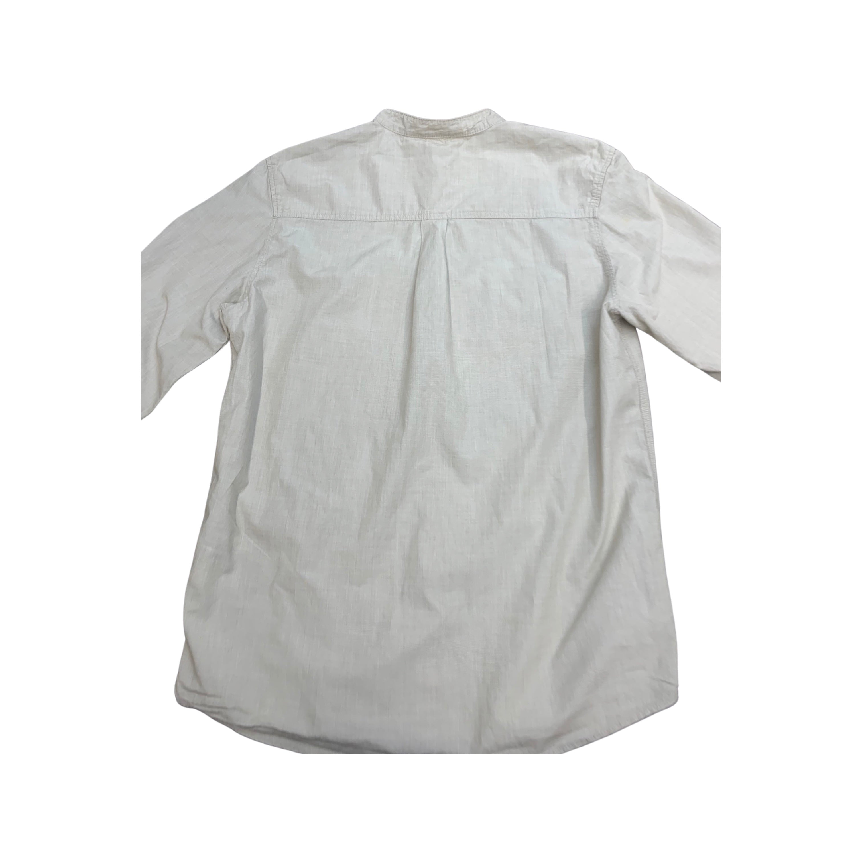 H&M Long Sleeve Collarless Shirt Boys 14-15 Years