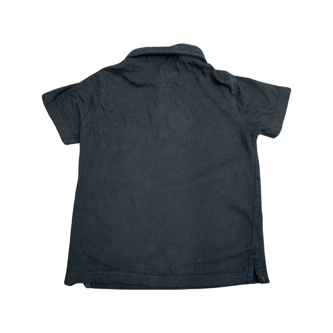 Primark Black Polo Shirt 4-5 Years