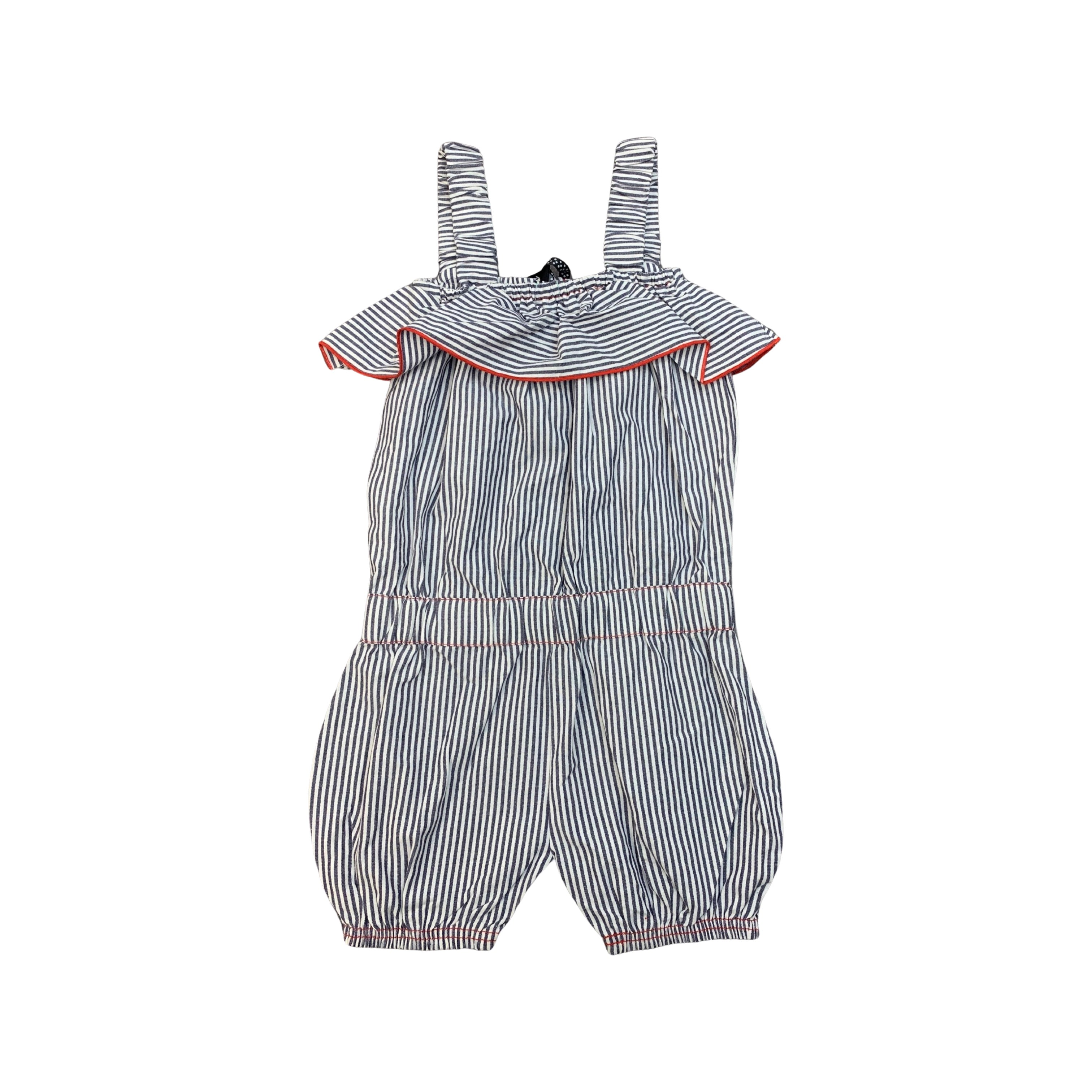 Lily & Sid Striped Playsuit Girls 6-7 Years BNWT