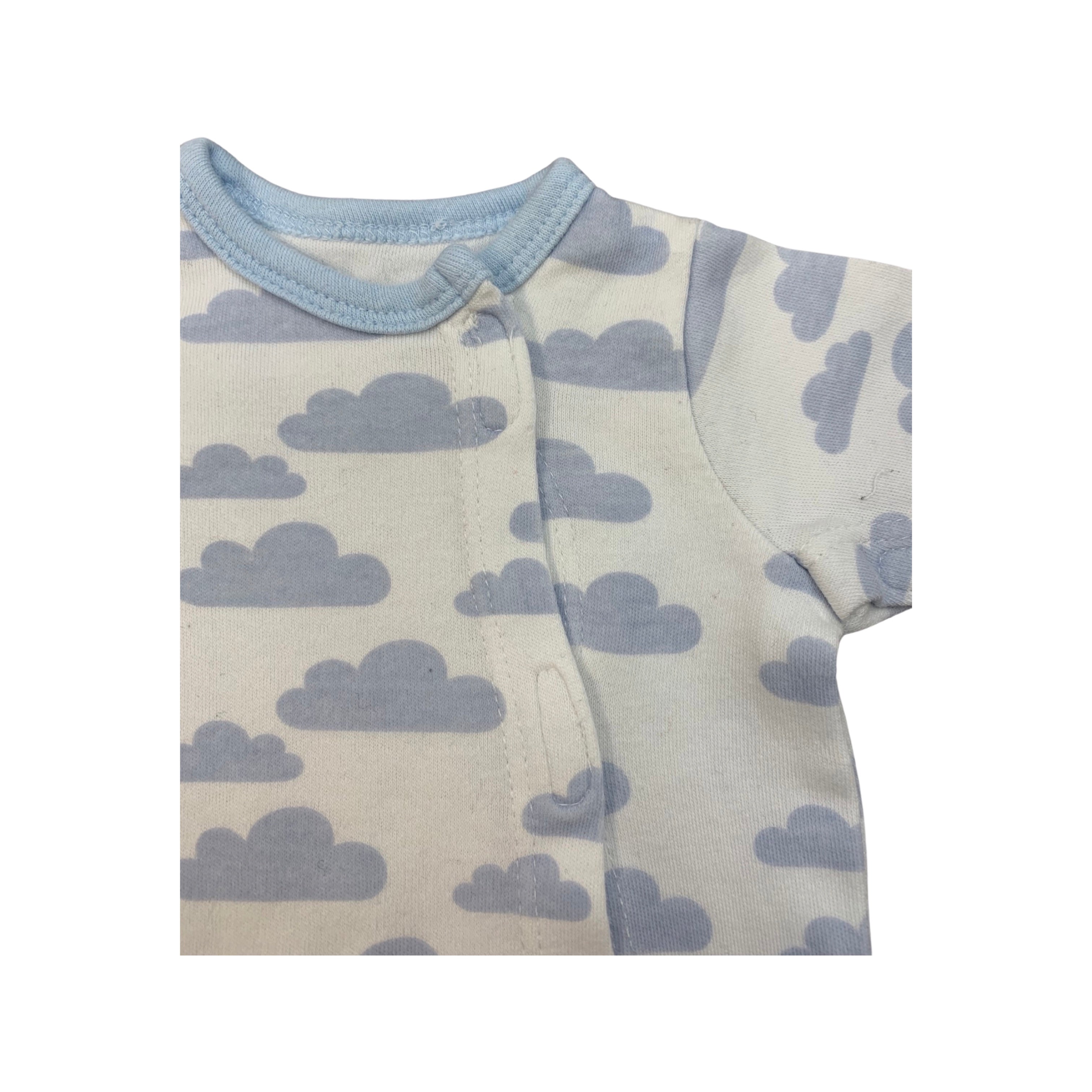 Unknown Brand Velcro Sleepsuit Premature Baby Boy