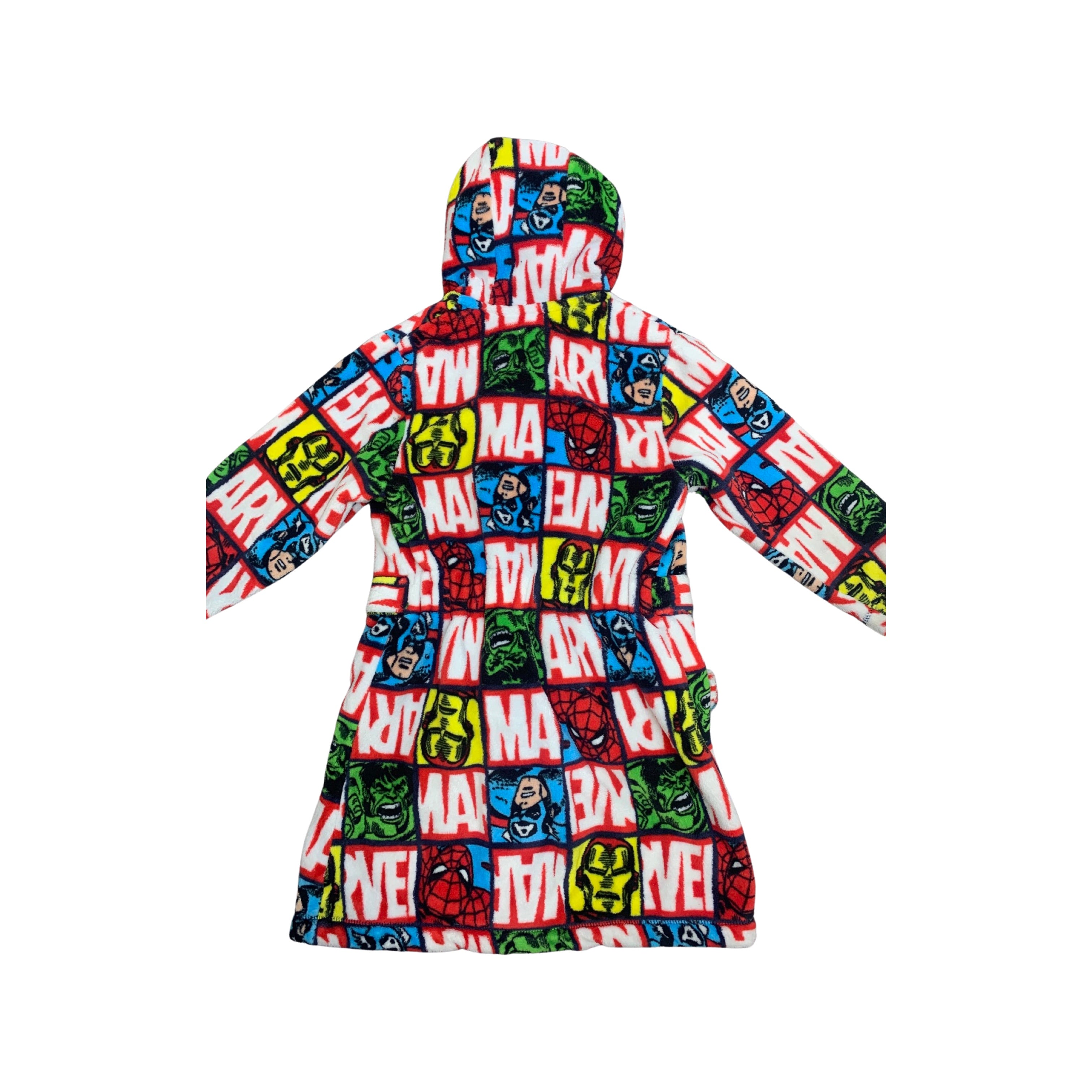 Marvel @ George Fleece Character Dressing Gown Boys 5-6 Years