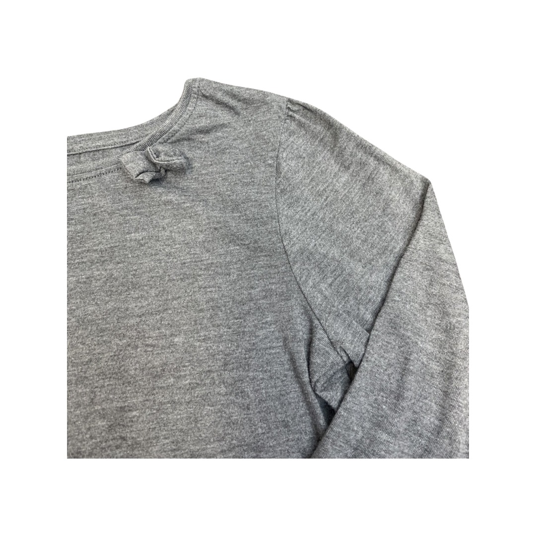 Young Dimension Long Sleeve Grey T-Shirt 6-7 years