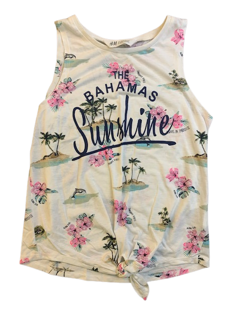 H&M 'The Bahamas Sunshine' Swing Vest Girls 12-14 Years