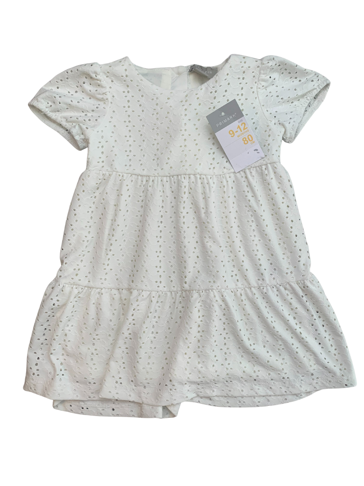 Primark Tiered Short Sleeve Dress Baby Girl 9-12 Months BNWT