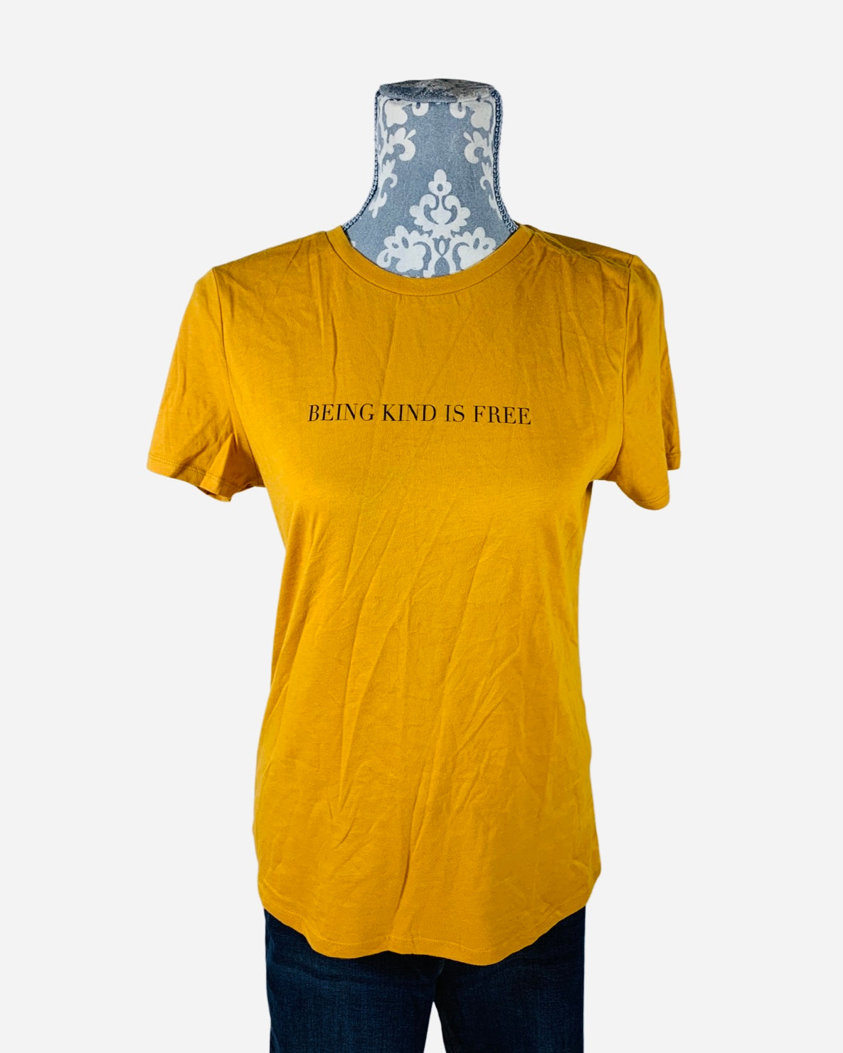 New Look 'Being Kind is Free' T Shirt Size 10